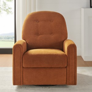 VANOMi 33.46'' Upholstered Swivel Rocker Recliner Chair - 1 of 4