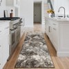 Machine Washable Area Rugs for Living Room, Modern Abstract Bedroom Rug, Low Pile Non-Slip Carpet - 2 of 4