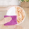 Unique Bargains Kitchen Absorbent Microfiber Quick Dry Dish Cloths 10 Packs - 2 of 4