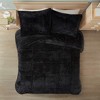 Gulches King/Cal King Shaggy Long Fur Comforter Mini Set - 4 of 4