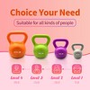 Naysaye Kettlebell Vinyl Coated Strength Training Weight Comfortable Grip for Home Gym - 4 of 4