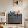 NicBex Dresser for Bedroom,Chest of Drawers with Fabric Bins and Black Metal Handles Design,Fabric Storage Dressers for Bedroom - 2 of 4