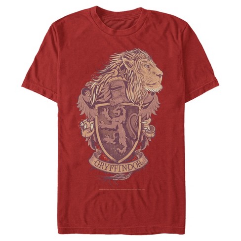 T-shirt Harry Potter Gryffindor - Blason Officiel - Taille Enfant 7/8 Ans, Couleur Mangue - Neuf Sans étiquette