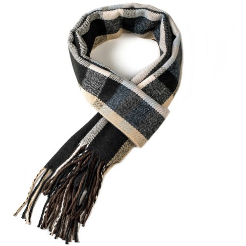 Alpine Swiss Mens Plaid Scarf Softer Than Cashmere Scarves Winter Shawl :  Target