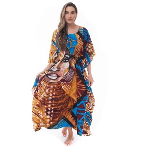 Riviera Sun Long Dashiki Caftan / Caftans for Women - 1 of 3