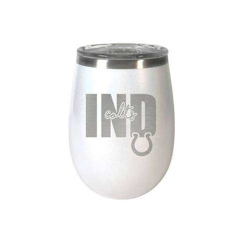 Logo Brands Indianapolis Colts 20-fl oz Stainless Steel White Cup