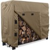 KHOMO GEAR 4-Foot Log Rack Cover – Heavy Duty Waterproof Firewood Storage Protector – Brown – Fits 4ft Log Racks, Durable Outdoor Cover for Firewood - 2 of 4