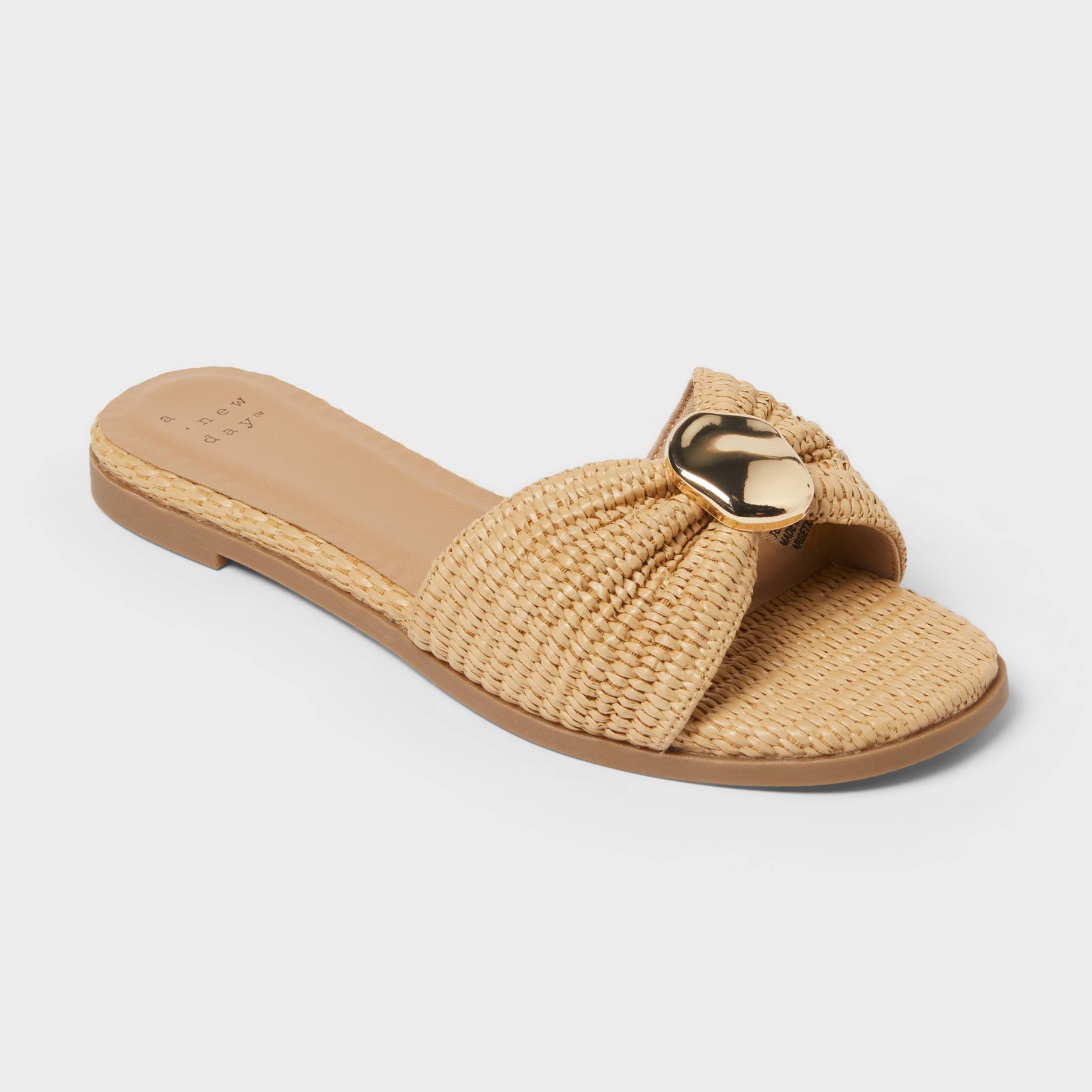 Women’s Kalina Sandals with Memory Foam Insole - A New Day™ Natural