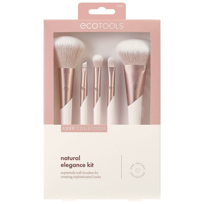 EcoTools Natural Elegance Makeup Brush Kit - 5pc, 3 of 8