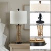 Maxax Rattan Table Lamp with USB Port£¬Set of 2 Boho Farmhouse Desk Lamp for Bedroom Nightstand - 3 of 4