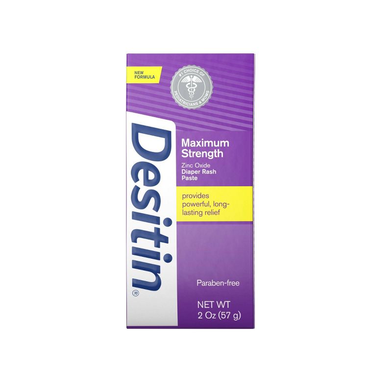 Desitin Maximum Strength Baby Diaper Rash Cream with Zinc Oxide - 2oz, 3 of 9