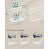 SONGMICS Luggage Rack with Fabric Storage Shelf Suitcasa Stand for Guest Room Bedroom Folding - 4 of 4