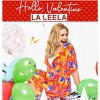 LA LEELA Women's Beachwear Halloween Dress Summer Swim Beach Cover Ups for Swimwear Women Swimsuit Coverups for Women X-Large-XX-Large Orange, Hearts - 2 of 4