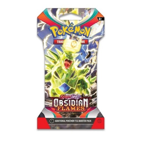 Pokemon Scarlet & Violet Obsidian Flames Sleeved Booster | Tyranitar - image 1 of 1