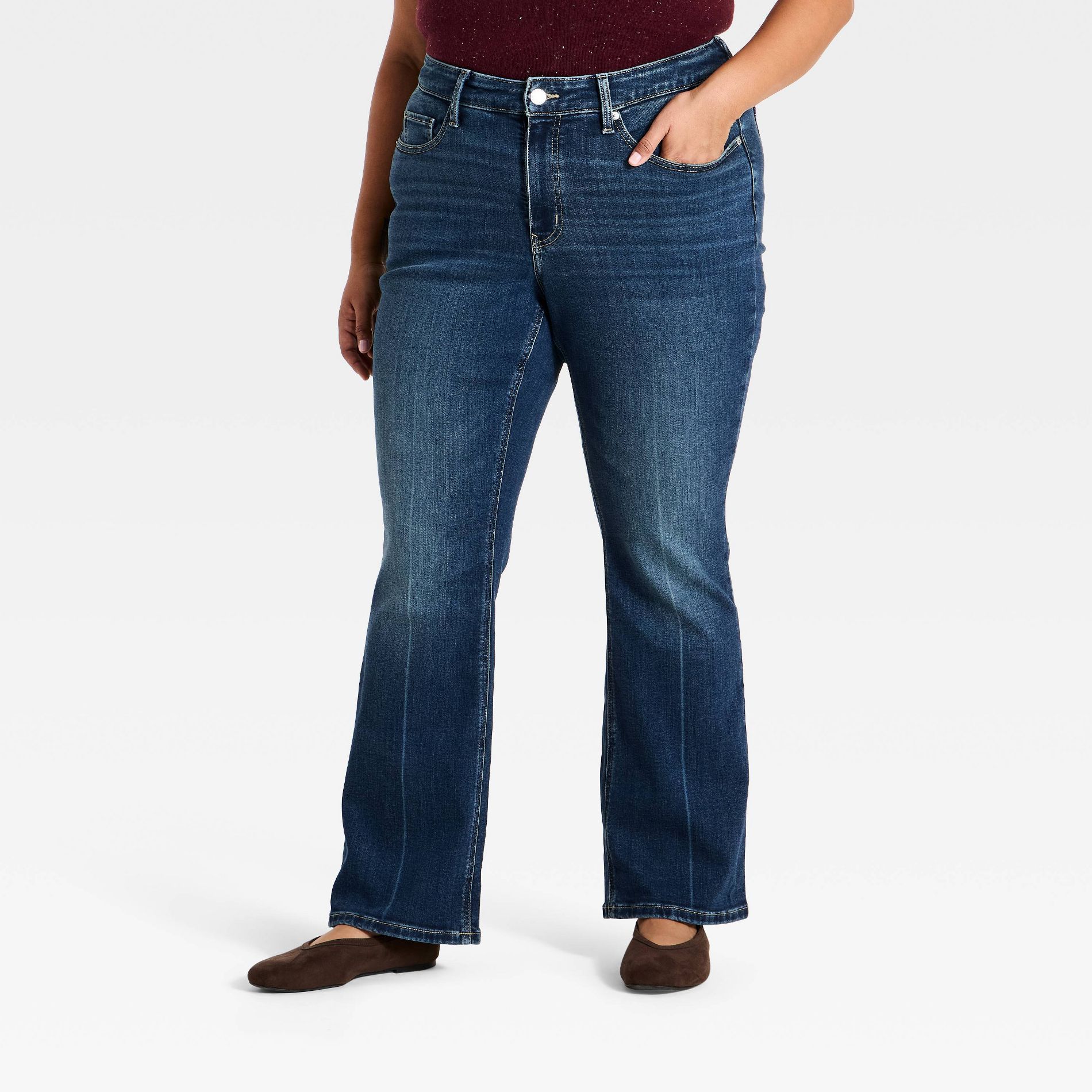 Women's Bootcut Jeans - Ava & Viv™ Blue