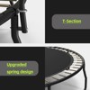BestParts 14FT Outdoor Trampoline with Upgraded Arc Composite Poles, Safety Net, Ladder & Wind Stakes, Green - 3 of 4