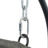 Syemin Patio Seating Sets Steel，Garden，Balcony and Outdoor Hanging Egg Chair With Iron Frame, Green, 58.2"*37"*74.8" - 4 of 4
