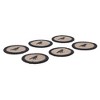 Raven Harvest Stencil Coaster Set of 6 - 3 of 4