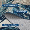 homfan Modern Abstract Area Rug Washable Rugs Stain Resistant Throw Carpet Low Pile Folding Floor Cover with Non-Slip Backing - 2 of 4