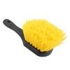 Unique Bargains Brush Cleaner Carpet Scrubbing Nonslip Handle Car Black Yellow 8.1" Length - 4 of 4