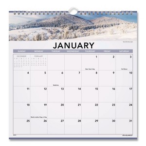 Landscape Monthly Wall Calendar, Landscapes Photography, 12 x 12, White/Multicolor Sheets, 12-Month (Jan to Dec): 2026 - 1 of 4