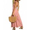 Women's Rose Lace Flutter Sleeve Jumpsuit - Blue Buttercup - 2 of 2