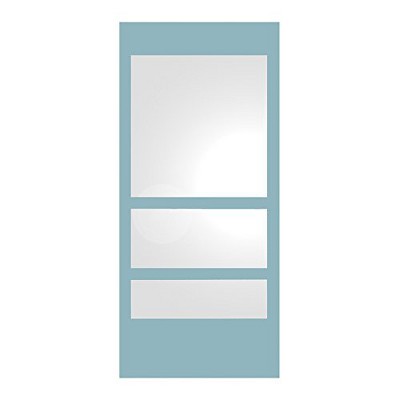 ALFI New Generation Rectangular Ecoloom Mirror with Laminated Colored Glass Border