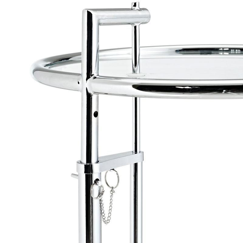 Eileen Gray Side Table Silver - Modway, 5 of 10