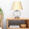 KTMBDW Rotary Switch Bedside Lamp for Bedroom, Farmhouse Table Lamps for Nightstand with Fabric Shade, Desk Lamp for Home Office - 4 of 4
