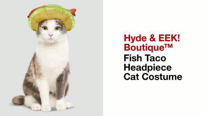 Fish Taco Headpiece Halloween Cat Costume - Hyde &#38; EEK! Boutique&#8482;, 2 of 5, play video