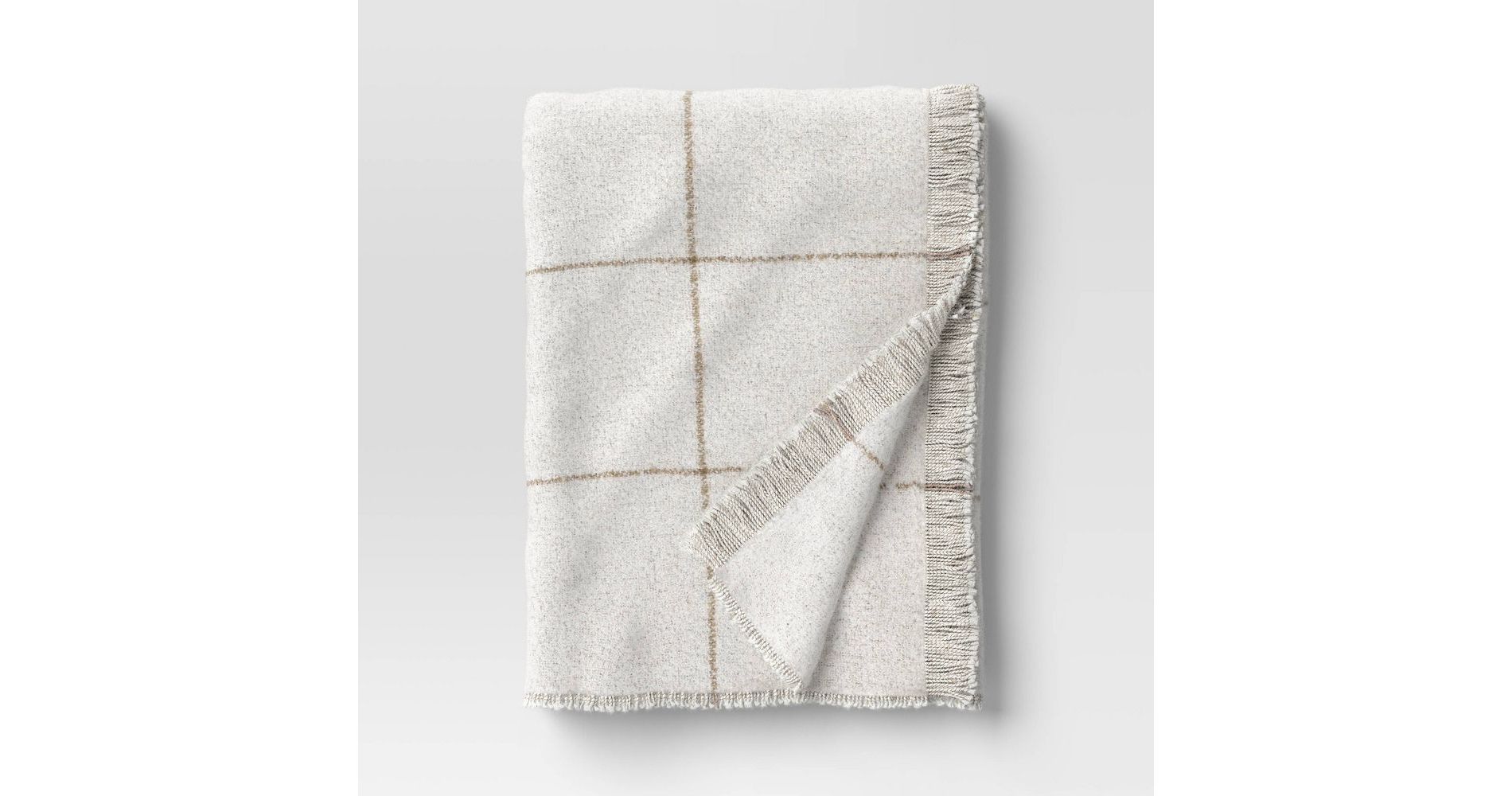 Open Box (Final Sale) - Windowpane Boucle Throw Blanket - Threshold