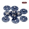Unique Bargains Alloy Invisible Durable High Hardness Buckle Fasteners Press Studs Buttons 5 Pcs - 3 of 4