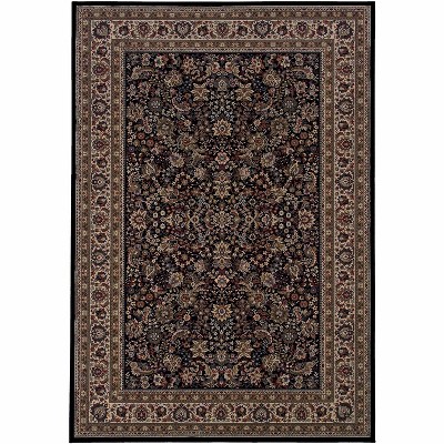 Oriental Weavers Ariana 213K8 Black/ Ivory Indoor Area Rug - 2' x 3'