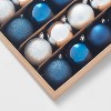 50ct Shatter-Resistant Round Christmas Tree Ornament Set - Wondershop™ - 3 of 3