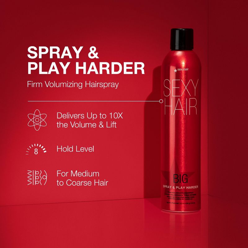 Sexy Hair Spray and Play Harder Hairspray - 10oz, 5 of 9