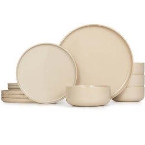 Ceramic Dinnerware Set, 12 Piece, Service for 4 - 1 of 4