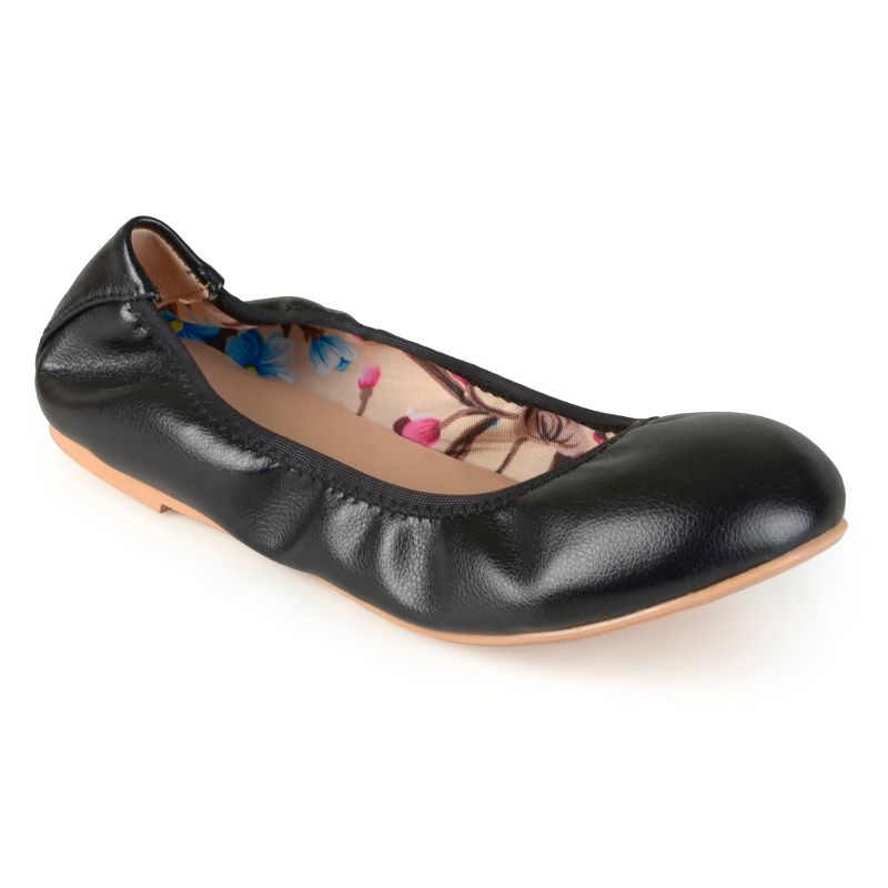 Journee Collection Womens Lindy Slip On Round Toe Ballet Flats, 1 of 11