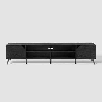 Mid-Century Modern Wide Storage TV Stand for TVs up to 90" - Saracina Home
