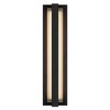 LamQee Modern Outdoor Wall Light Exterior Lighting Fixtures with Textured Glass, 2900K Integrated LED Outdoor Wall Mounted Sconces Wall Lighting - 2 of 4