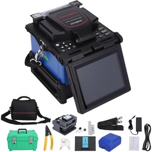 Fiber Fusion Splicer FL-118 with 6 Motors Core Alignment, Fiber Optical Fusion Splicer with 7s Splicing & 12s Heating, Loss 0.01db, 5" LCD Screen - 1 of 4