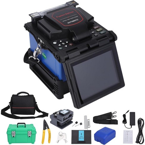 Fiber Fusion Splicer FL-118 with 6 Motors Core Alignment, Fiber Optical Fusion Splicer with 7s Splicing & 12s Heating, Loss 0.01db, 5" LCD Screen - image 1 of 4