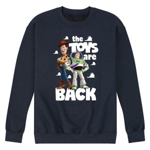 Men's - Toy Story - Woody and Buzz The Toys Are Back Graphic Fleece Sweatshirt - 1 of 4
