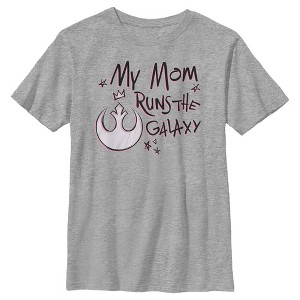 Boy's Star Wars: A New Hope Mother's Day Mom Runs Galaxy T-Shirt - 1 of 4