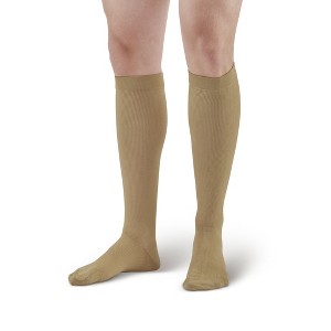 Ames Walker AW Style 126 Men's Microfiber Dress 30-40 mmHg Compression Knee High Socks - 1 of 4