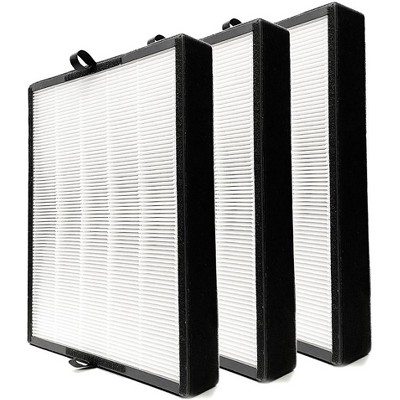 Nispira True HEPA Filter Replacement Compatible with Breathe 45i Smart Flex Air purifier. Compared to Part B4-Odor, 3 Packs