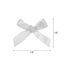 Unique Bargains Gift Packaging Accessories Mini Ribbon Bows for Fabric Craft DIY 50 Pcs - 2 of 4