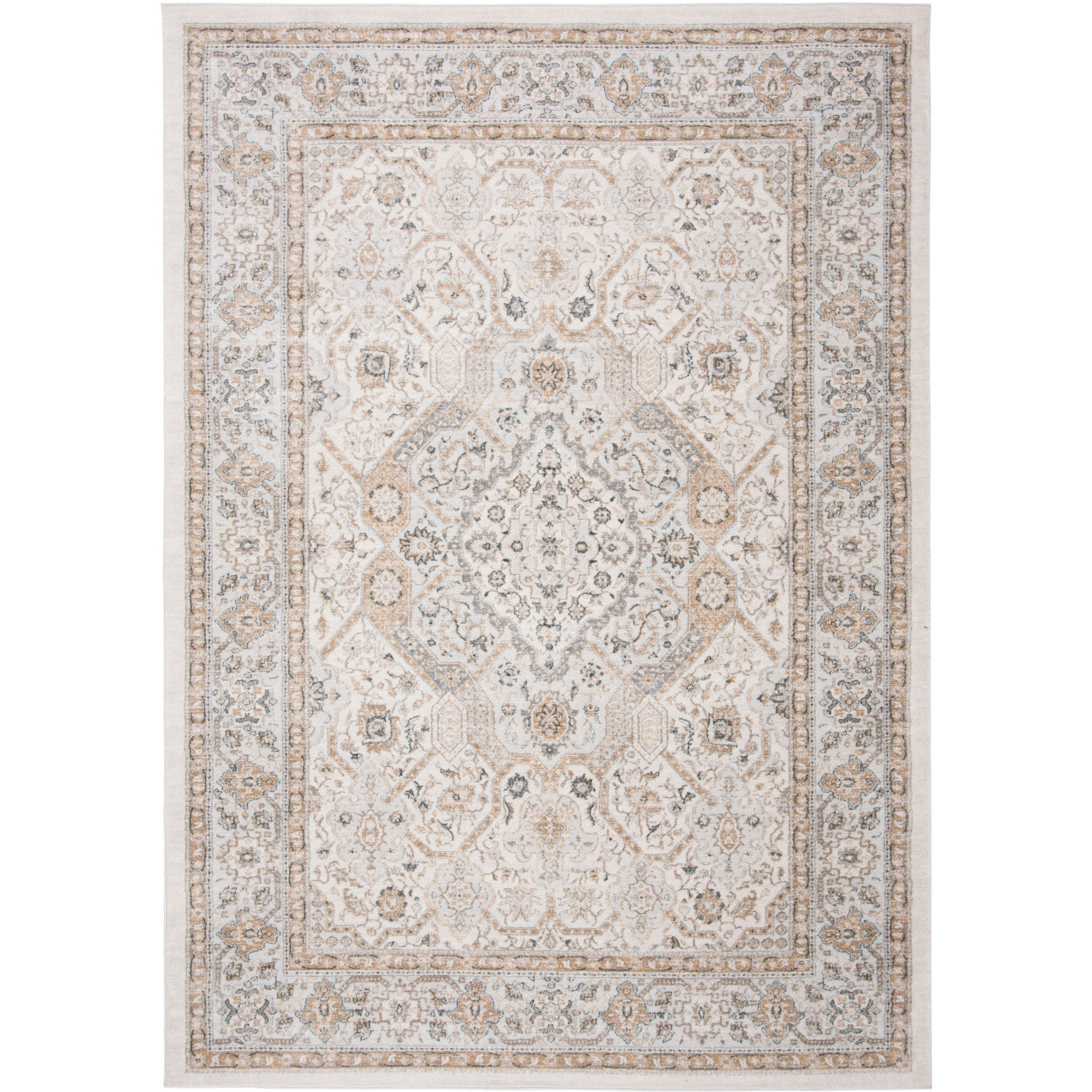 Isabella ISA916 Power Loomed Indoor Area Rug - Cream/Beige - 8'x10' - Safavieh