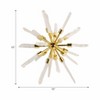 Decorative Crystal Starburst Statue for Home Decor - Stylish Sculpture Accent Perfect for Office, Shelf, and Living Room Decor - 2 of 4