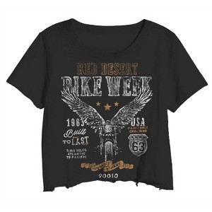Women's Wo's Bike Week Crop Tee - PRINCE PETER XS - 1 of 1