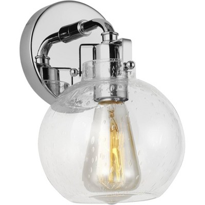 Generation Lighting Clara 10 1/2" High Chrome Wall Sconce